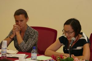 Elise Rasler (à droite) et Fabienne Jault