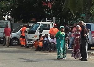 Salariés de MCG en grève (Photo D.R.)