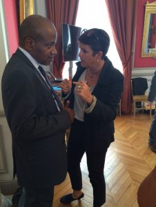 La vice-recteur et le président du CESEM rue Oudinot hier samedi