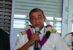 Octave Michaux, pilote à Air Austral