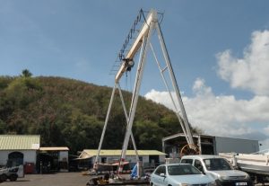 Portique du chantier du STM
