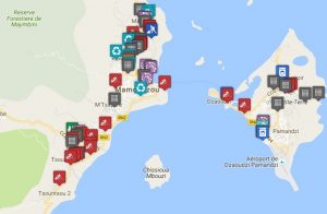 Carte interactive de signalement des pollutions Jéjé Maoré