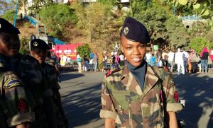 Bahati Islam caporal au BSMA pour son 1er défilé