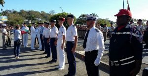 La remise des décorations lors de la cérémonie du 14 Juillet 2016 à Mamoudzou