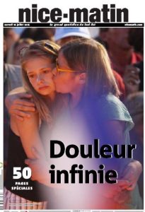 La Une de Nice matin ce samedi 16 juillet