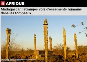 RFI vols d'ossements humains à Madagascar