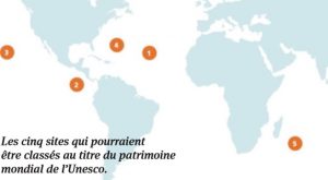 1.La cité perdue / 2.Le dôme thermal du Costa Rica / 3.Le café des requins / 4.La mer des Sargasses / 5.Atlantis