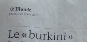 Le burkini, un feuilleton quotidien