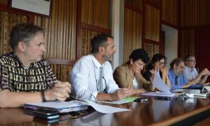 Conférence de presse à la préfecture de Mayotte, avec l'ARS, le vice-rectorat et la DGCCRF