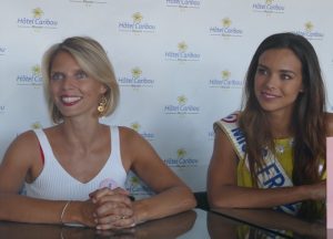 Sylvie Tellier et Marine Lorphelin présentes à la cérémonie