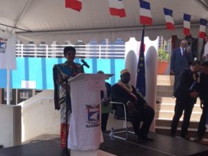 Ericka Bareigts à la mairie de Mamoudzou ce jeudi matin