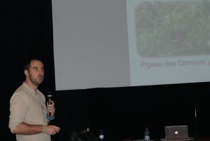 Rémy Eudeline présentait les atouts et les menaces de la biodiversité