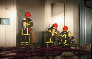 Saint Denis: Un important dispositif de pompiers face au risque chimique (Photo: JIR)