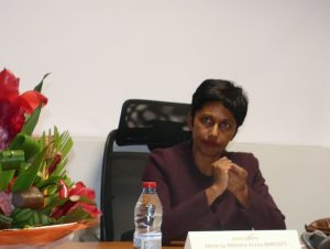 Ericka Bareigts s'expliquait sur les ZFG lors de la conférence de presse vendredi soir