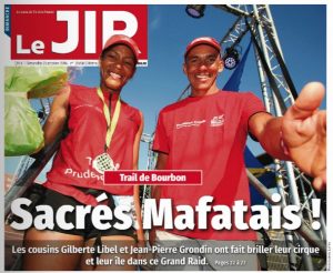 Jean-Pierre Grondin et Gilberte Libel s'offrent le Trail de Bourbon... et la Une du JIR