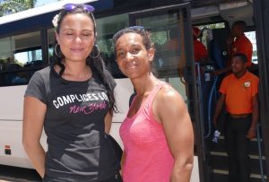 Laetitia Hoareau et Vanessa Vaity heureuse de cette première expérience mahoraise