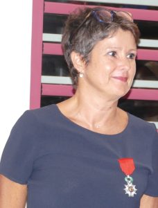 Nathalie Costantini, décorée Chevalier de la Légion d'Honneur