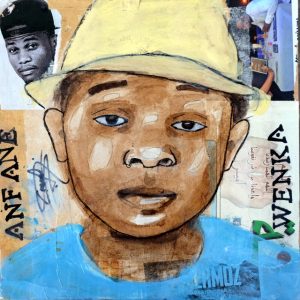 Un des autoportraits réalisé dans le cadre du projet de l'école de la rue