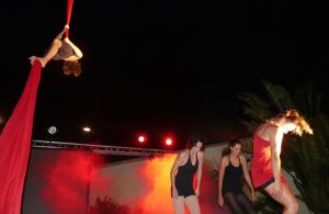 Une fin de soirée aérienne