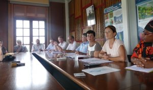 Le comité de suivi de la ressource en eau ce vendredi matin à la préfecture