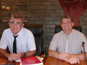 Daniel Courtin et Luc Barsky (à droite)