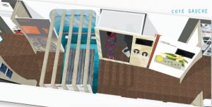 La décoration intérieure de l'espace Mayotte