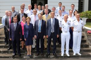 La photo de famille à l'issue de la conférence maritime qui a défini les objectifs pour les deux ans à venir dans la région