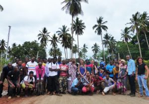 Les jeunes des 5 chantiers d'insertion (Photo D.R.)
