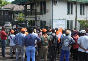 Les agents de la CAPAM avaient manifesté devant la DAAF