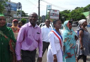 Présence d'Anchya Bamana dans les rangs des manifestants