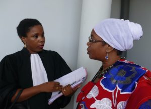 Armamie Abdoul Wassion avec son avocate Me Mattoire