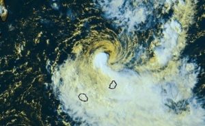 Carlos ce lundi (Image: Météo France)