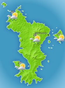 Carte Météo pour ce lundi matin