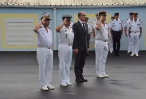 L'hommage aux morts de la gendarmerie en Petite Terre