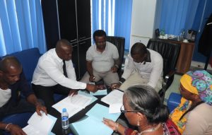 Derniers points de discussions avant la signature