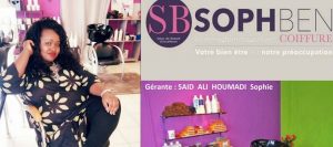 Sophie Said Ali Houmadi, gérante de SophBen Coiffure