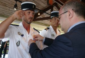 Le MDC Jérémy Mollo et l’adjudant Albin Berteaux