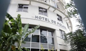 L'hôtel de police de Saint-Denis où l'individu et sa mère sont en garde à vue (Photo: JIR)