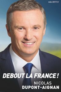 Nicolas Dupont Aignan affiche