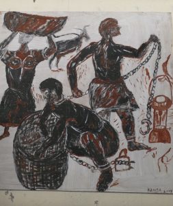 Tableau de L.A. Salimé sur l'esclavagisme