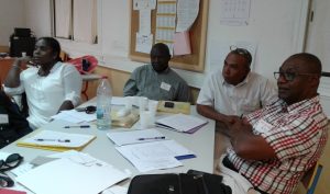 Moumine Ali de l'OIDF durant cession de formation