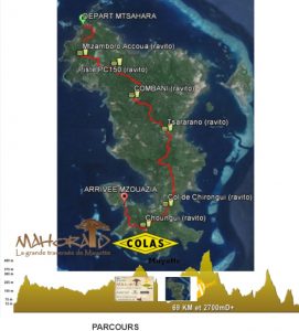 Mahoraid 2017 le parcours