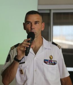 Le Lieutenant-colonel Labouche du DLEM