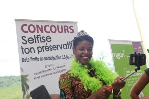 Miss CUFR se prête au jeu du selfie