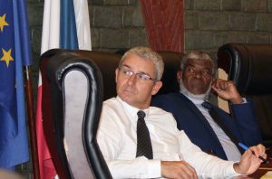 Pierre Papadopoulos, SGAR, et le pt Soibahadine Ramadani