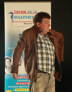 Le sociologue Philippe Labbé a bravé la chaleur en hommage à l'idole des Jeunes