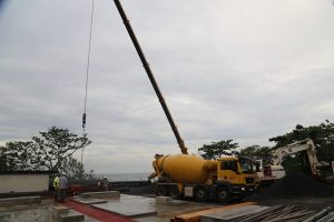 Les travaux avancent à grand pas